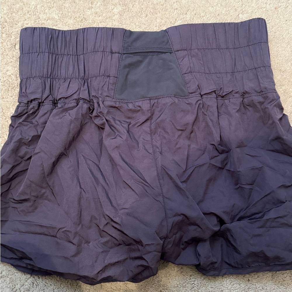 Free people movement the way home shorts navy blue, size Large
